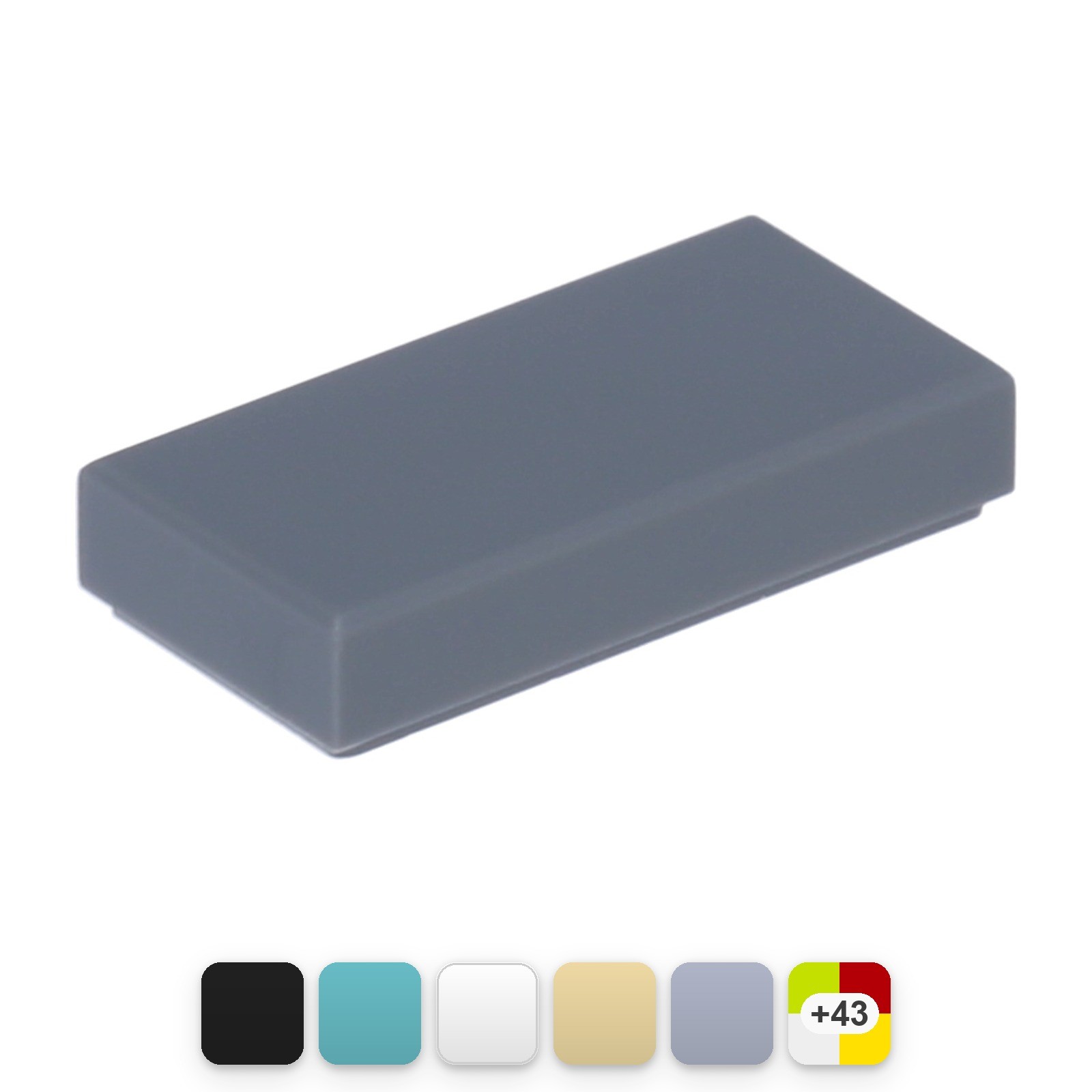 20x LEGO Fliese 1 x 2 mit Nut (3069) – Farbe wählbar – 47…