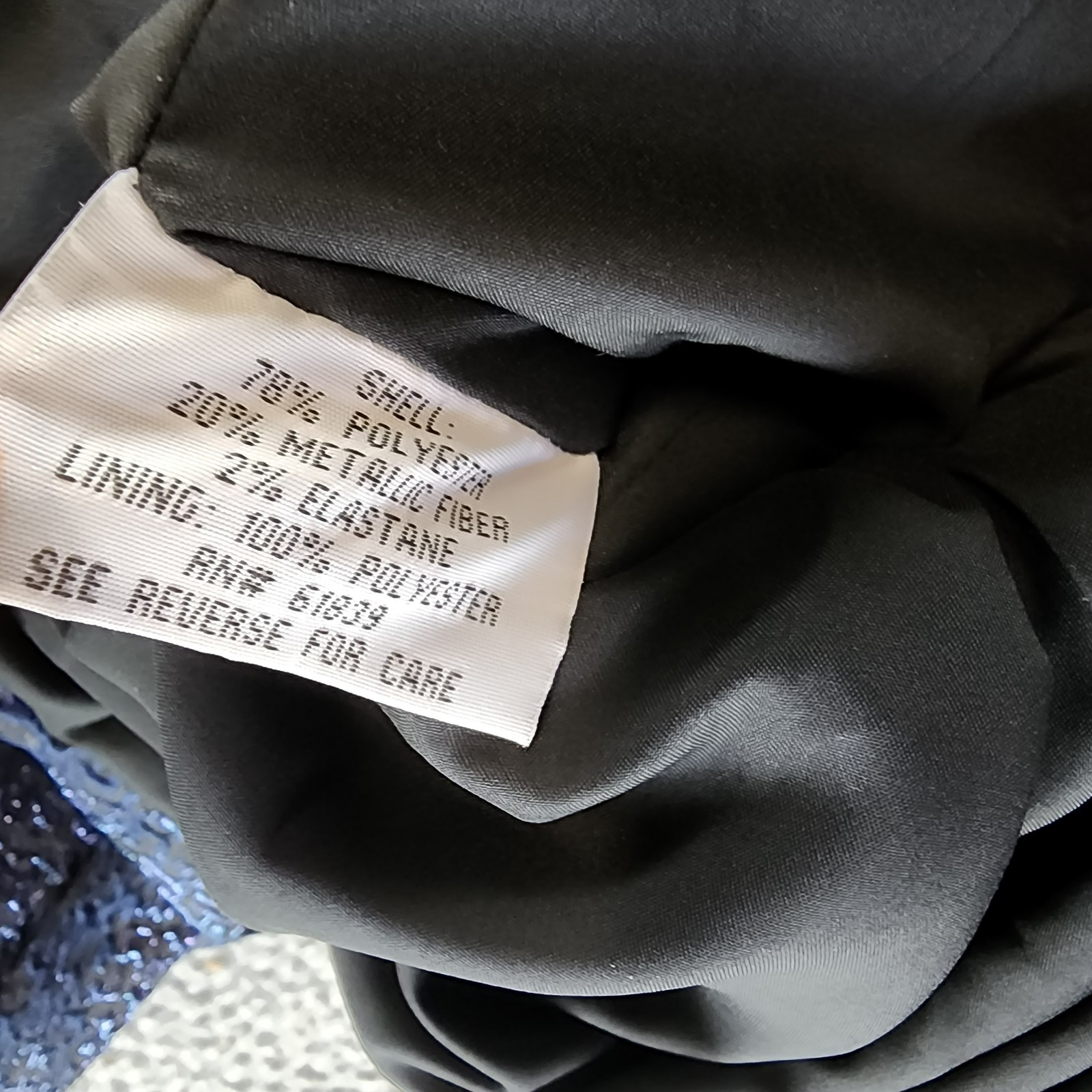 Teri Jon by Rickie Freeman Off-the-Shoulder Metallic Jacquard Dress Women's 2 - Picture 11 of 14