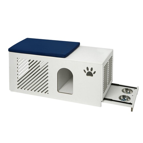 Enclosure Cabinet Furniture Cat Bathroom House Cushion Us