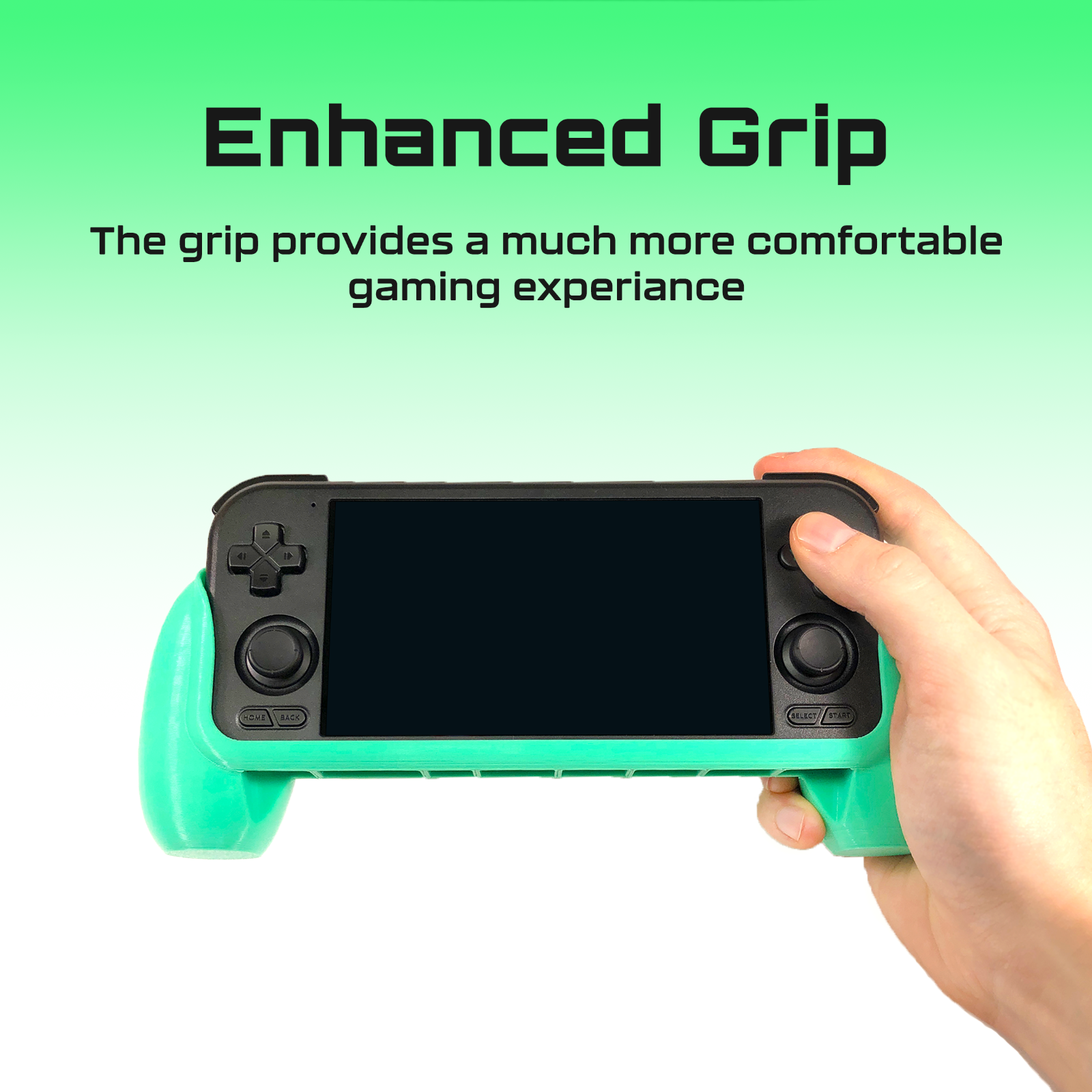 Retroid Pocket 4/4+ Comfort Grip Case 2-in-1 Screen Protector - 3D Printed