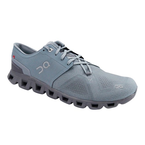 On Running Cloud X 3 Men's Running Shoes Mist Rock Men's On Running Cloud X 3 Men's Running Shoes Mist Rock Men's
