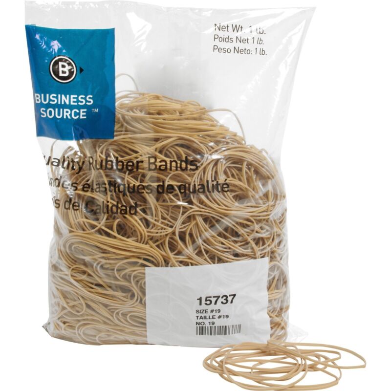 Rubber Bands, Size 19, Natural Crepe (BSN15737)
