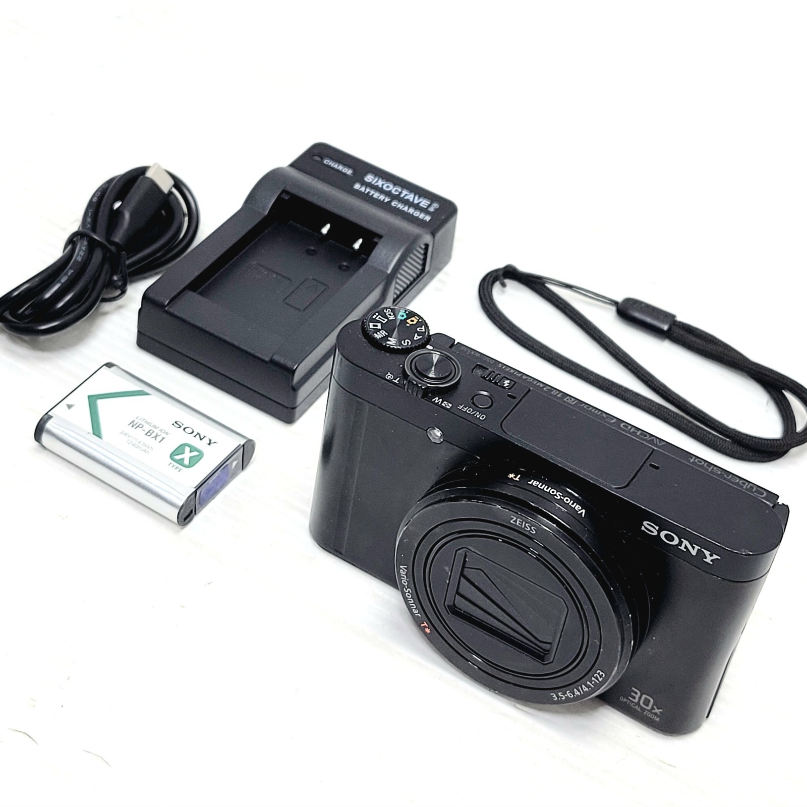 SONY Cyber-Shot DSC-WX500 Digital Camera Black Used Tested