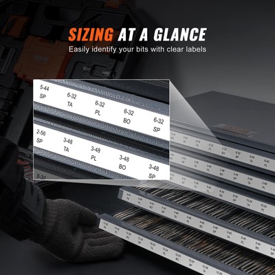 VEVOR Tap Dispenser Organizer Cabinet Five-Drawer #2-56-#12-28 60 Compartment