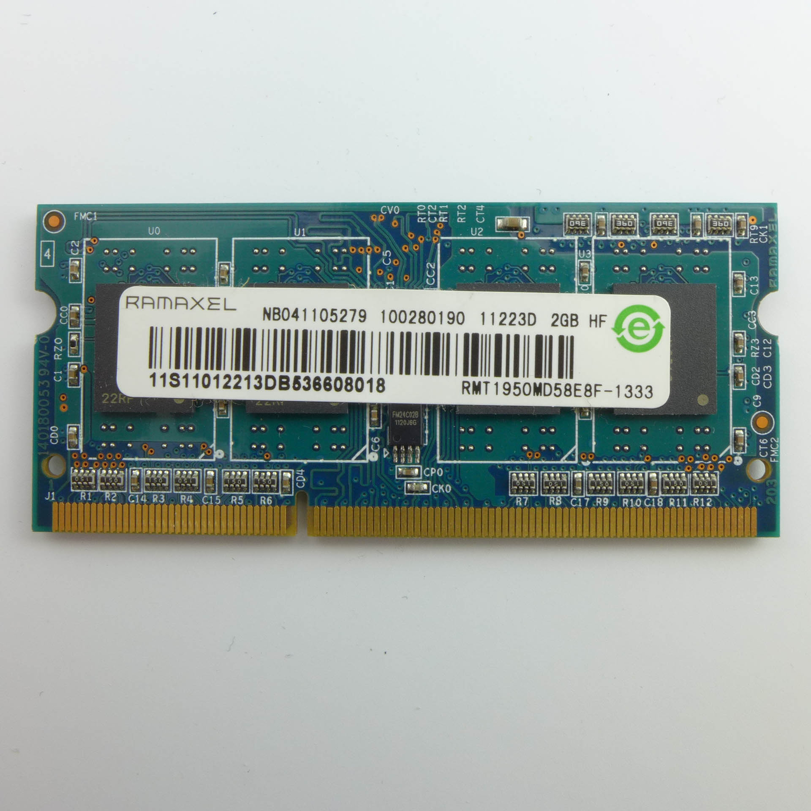 ORIGINAL 2 GB Ramaxel DDR3 SDRAM RMT1950MD58E8F-1333 Ram Arbeitsspeicher PC3 ✅