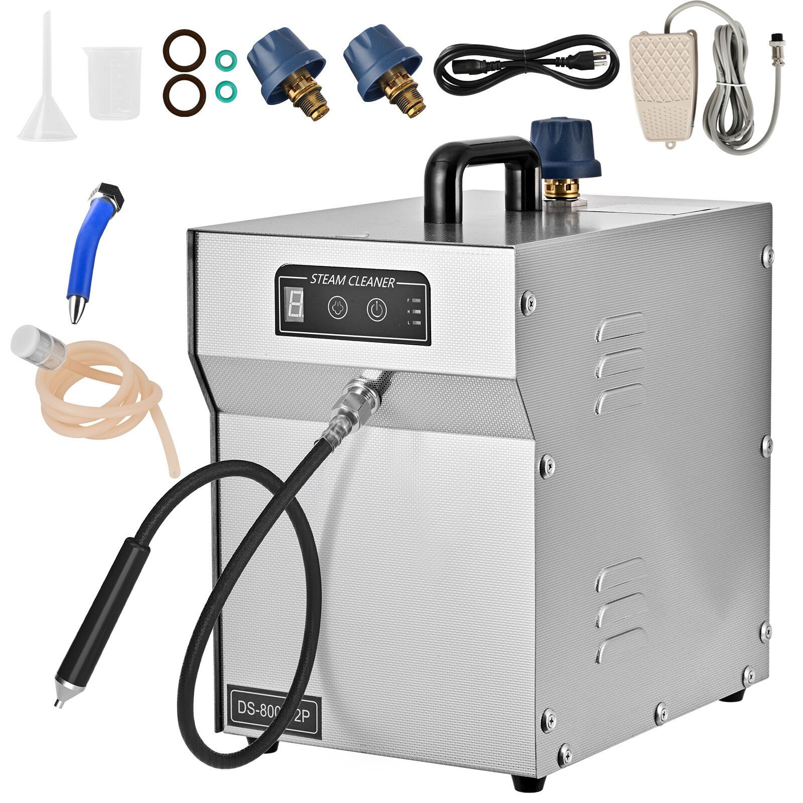 Jewelry Steam Cleaner Spray Gun&Fixed Noozle Pressure Adjustable Stainless Steel