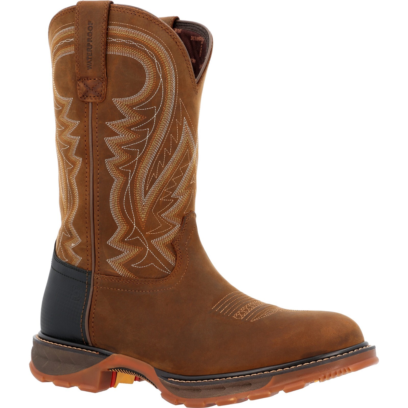 Pre-owned Durango Boots Durango® Maverick Xp™ Waterproof Work Boots Ddb0481 - All Sizes - In Brown/black