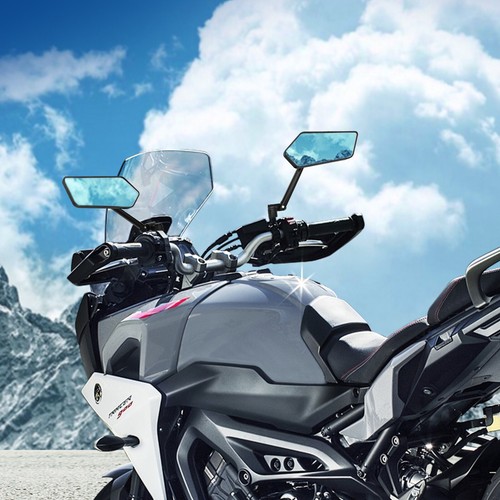 Black 7/8" Motorcycle RearView Side Mirrors For Honda Suzuki Yamaha Kawasaki ATV