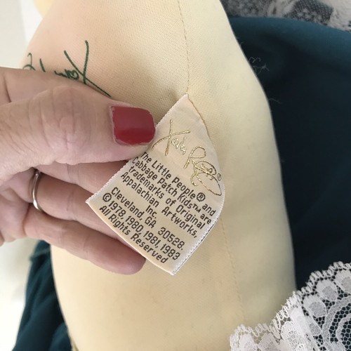 Cabbage Patch Soft Sculpture Vintage Doll Red Hair 1983