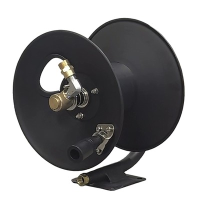 High Pressure Hose Reel 50ft, Heavy Duty Steel Hose Reel 4000PSI 3/8"NPT Pres...