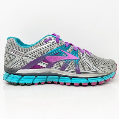 

Женские кроссовки Brooks Adrenaline GTS 17 1202311B055 Silver Running Shoes 7.5 B, Серебряный, Adrenaline GTS 17