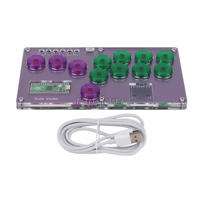 Solid Studio Arcade Controller Game Controller for Hitbox KOF Street Fighter 6