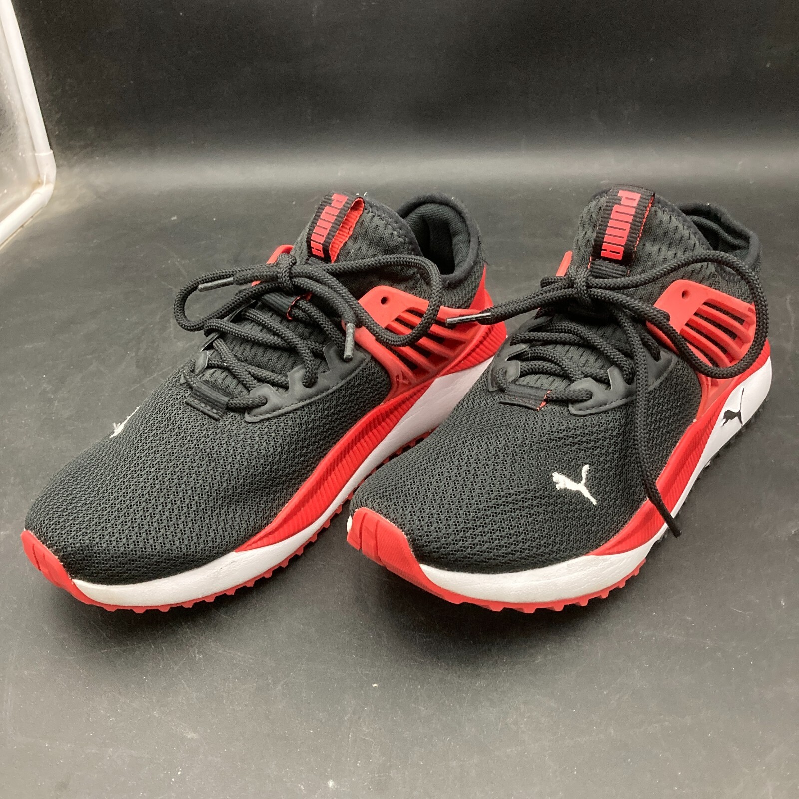 Men's Puma Pacer Future Black/Red Running Shoes 380367-02
