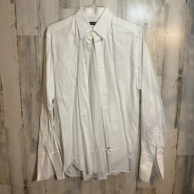 Dolce & Gabbana Performance Men Long Sleeve Dress Shirt 16-41 White Cotton Italy