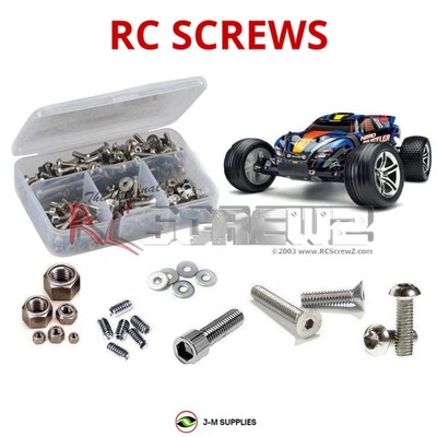 RCScrewZ Stainless Screw Kit+ tra006 for Traxxas Nitro Rustler 2.5 44096-3 | UPG