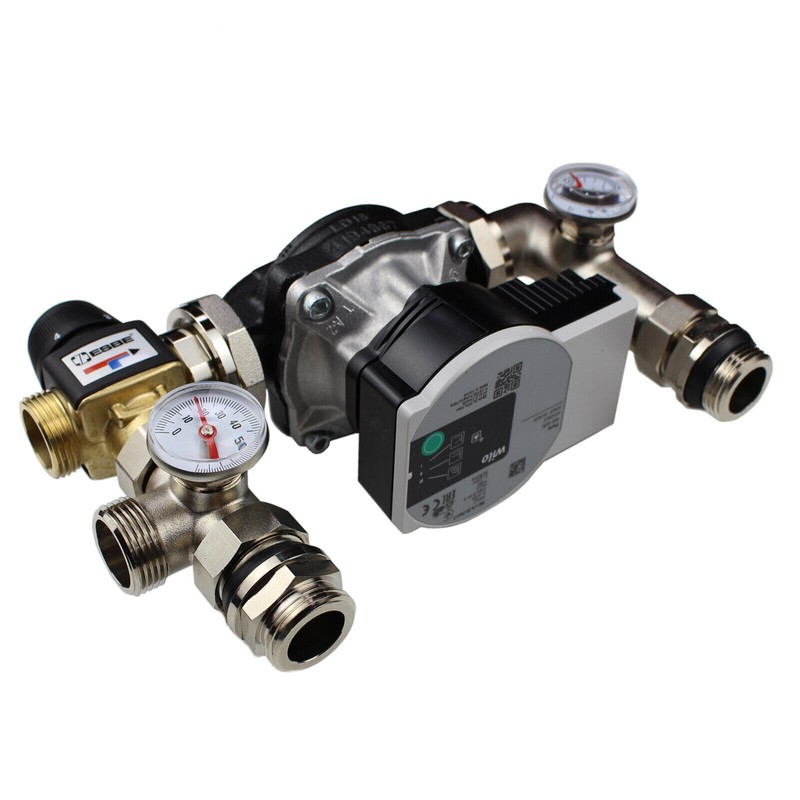 Festwertregelset FÃ¼R FuÃBodenheizung Hocheffizienzpumpe Heizkreisverteiler Wilo