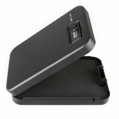 Compact Portable Gun Safe Combination Lock Box 3 Digit Code Security Cable