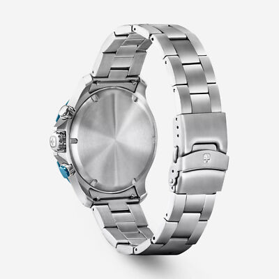 Pre-owned Wenger Swiss Army Men's 01.0643.119 Seaforce Blue Dial Chronograph Watch 43mm