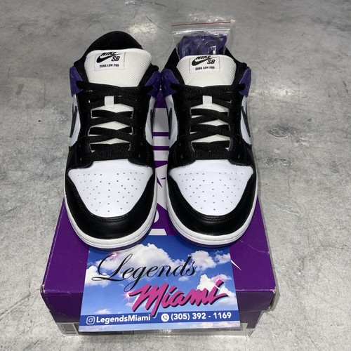 Nike SB Dunk Low Court Purple Sz 11 100% Authentic