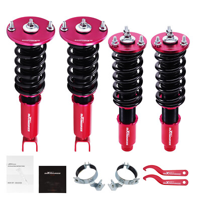 Coilover Lowering Kit For Honda Accord 1990-97 Acura 1997-99 CB CD Adj Height