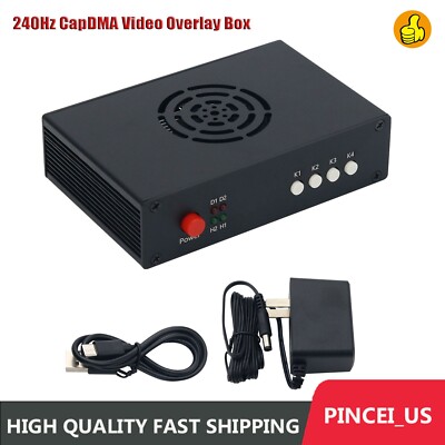 240Hz CapDMA Video Overlay Box HDMI-compatible DMA Super Version Video Processor