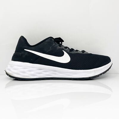 

Nike Mens Revolution 6 FlyEase NN DC8992-003 Черные кроссовки для бега, размер 11, Черный, Revolution 6 FlyEase Next Nature
