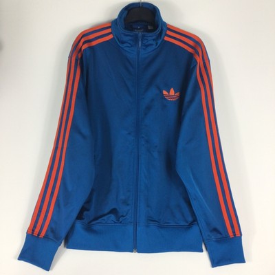 blue orange adidas jacket