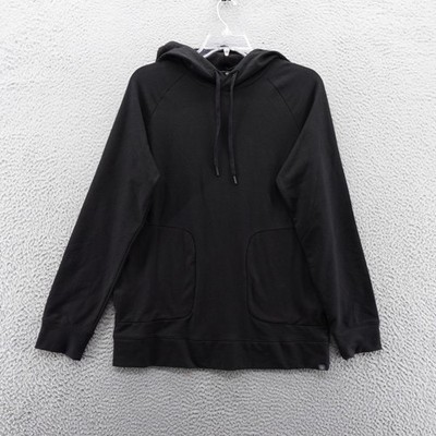 Gaiam Lotus Fitness Hoodie Sweatshirt Medium Men Slim Fit Black Pullover
