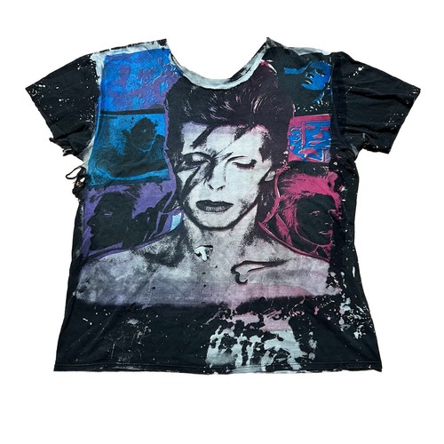 80sアメリカ製 デヴィッドボウイ　ヴィンテージ　ノースリーブTシャツ 80sアメリカ製 デヴィッドボウイ ヴィンテージ ノースリーブT