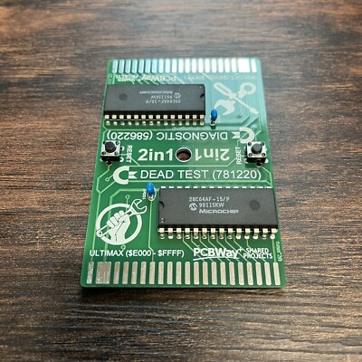 Commodore 64 2in1 Diagnostic & Dead Test Cartridge Fully Assembled