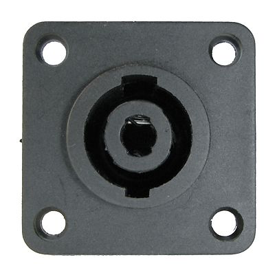 SPEAKON COMPATIBLE SPEAKER BOX PANEL MOUNT STAGE PLUG CONNECTOR 4 POLE CONDUCTOR