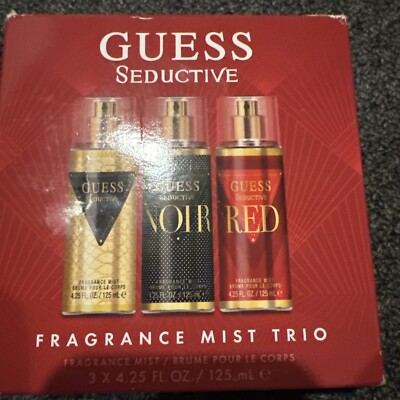 GUESS SEDUCTIVE FRAGRANCE MIST TRIO GIFT SET 3 X 125ML FOR WOMEN