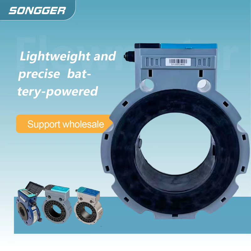 Ultrasonic Flow Meter CK-ASW-1-K Smart Battery Powered IP68 Waterproof Water Met