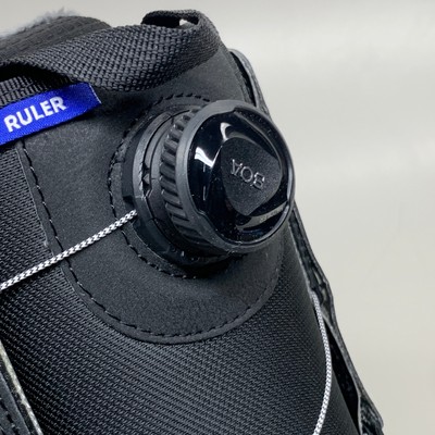 Pre-owned Burton Ruler Wide Boa All Mountain Snowboard Boot Black Grey Sz M 11 21426100001