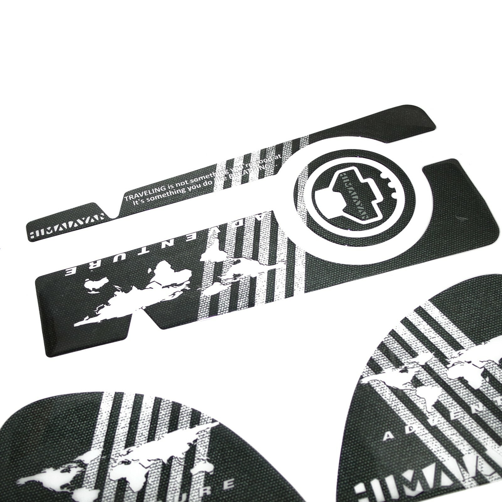 Fits Royal Enfield Himalayan Fuel Tank Cap Pad Sticker Protector Decal Set  
