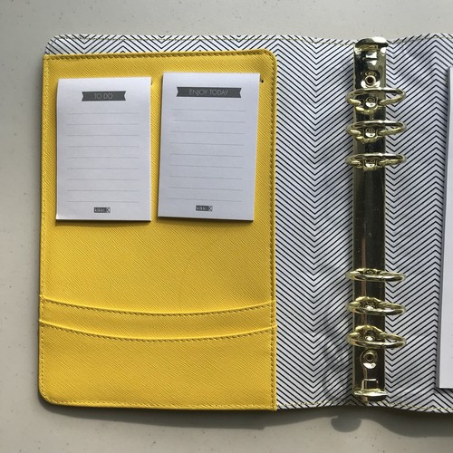 Kikki K Large A5 Planner Yellow Retired Rare