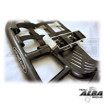 Raptor 700  Nerf Bars  Pro Peg  Heel Gaurds  Alba Racing  Blk Blk 197 T7 BB