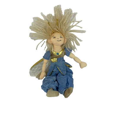 NWOT Retired MANHATTAN TOY Beneath the Leaf 8  FAIRY PLUSH Doll Pixie Vtg 2000
