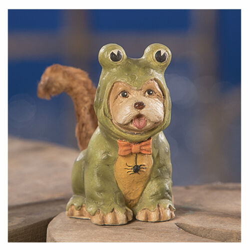 5" Bethany Lowe Puppy Dog Kermutt Frog Animal Retro Halloween Figurine Decor