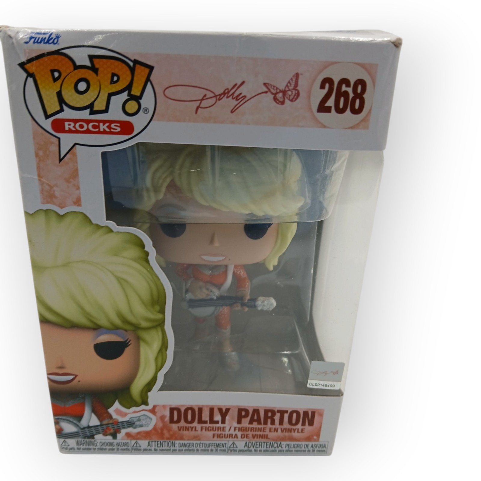 Funko Pop! Rocks: Dolly Parton #268 Collectable Vinyl Figure