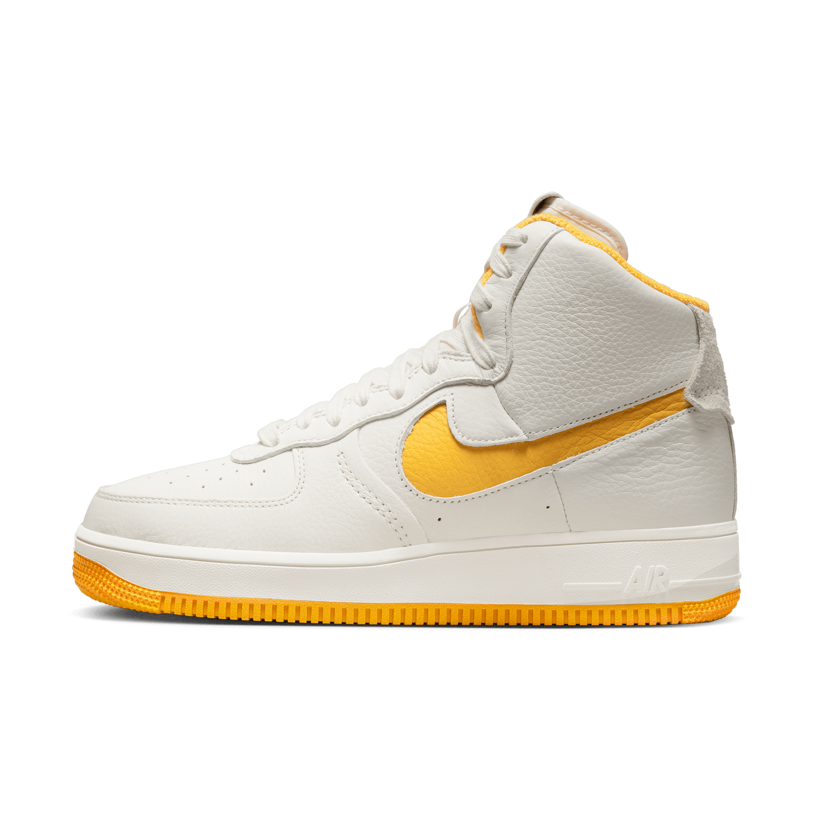 Nike Air Force 1 Sculpt High Phantom Sail Yellow DC3590-001 10 женщин = 8,5 мужчин