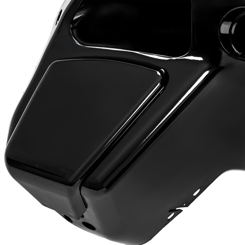 Vivid Black Front Inner Outer Headlight Fairing For Harley Road Glide FLTR 98-13