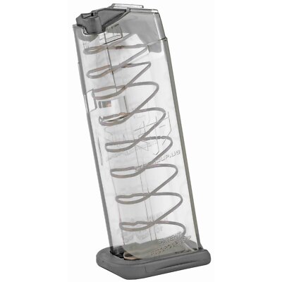 ETSG Glock 43X All Gen 9mm 10 Round Pistol Magazine Clip Polymer Clear GLK-43X