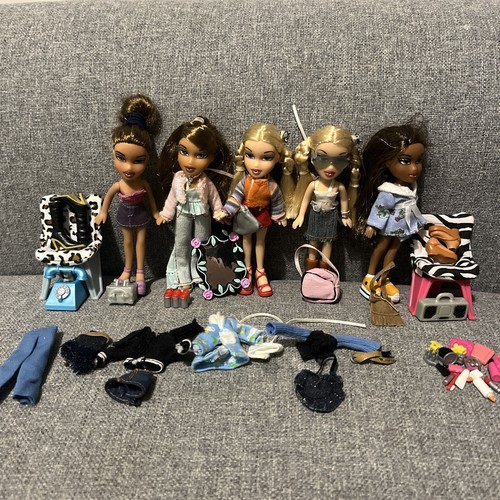 Lil'Bratz リルブラッツ ファッションモール フルコンプリート Lot of Eight Lil Bratz Mini Dolls With Clothes And Shoes