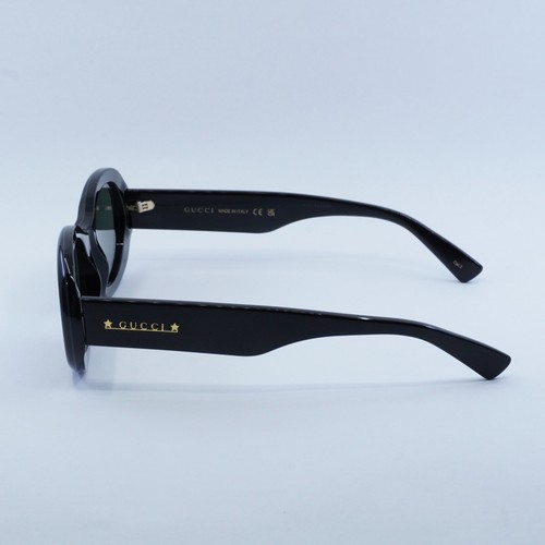 Pre-owned Gucci Gg1587s 001 Black/grey 52-22-145 Sunglasses In Gray