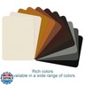 WILDREEDS 2 Pcs 8 x11 Inch Leather Repair Patches, Self-Adhesive Leather Patch for Sofas, Couch, Furniture,Tote Bags, Car Seats (Lychee Texture Beige)