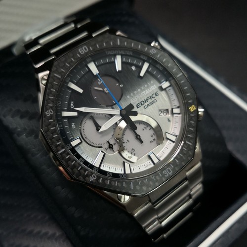 Pre-owned Casio Edifice Scuderia Alpha Tauri Limited Men's Watch Eqb-1100at-2a
