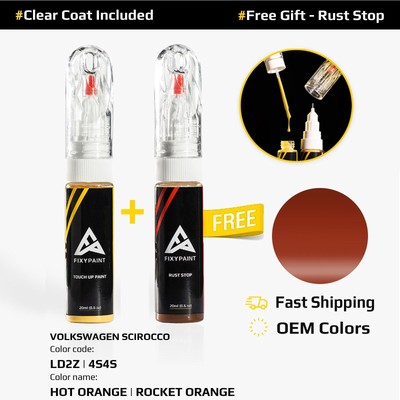 Car Touch Up Paint For VOLKSWAGEN SCIROCCO Code: LD2Z | 4S4S HOT ORANGE