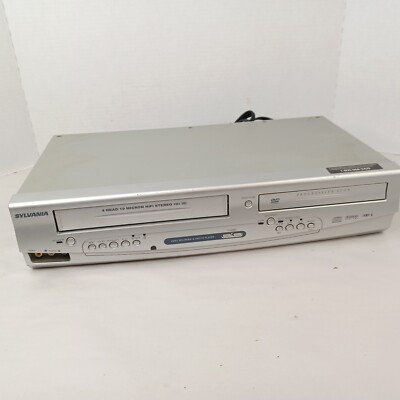 Sylvania DVC865F DVD/VCR Combo Video Cassette Recorder DVD/CD Player 