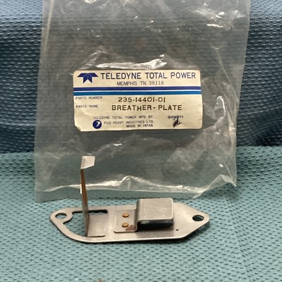 NEW GENUINE TELEDYNE TOTAL POWER 235-14401-01 BREATHER PLATE